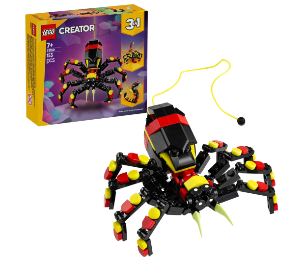 LEGO Creator 3 w 1 31159 Dzikie zwierzęta: niezwykły pająk - 1284262 - zdjęcie